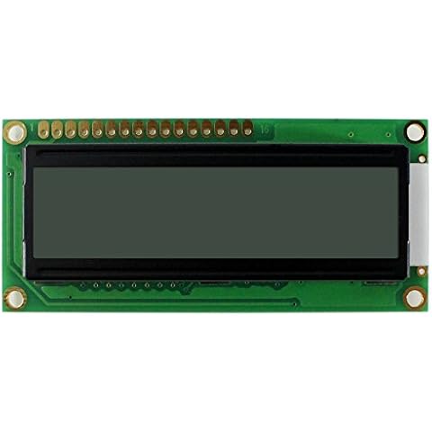 1602 LCD Modul für 16x2 Zeichen LCD Anzeige Schwarze Zeichen auf weißem Hintergrund (MEHRWEG) Cover