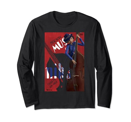 T-shirt long Disney Pixar Soul Miho cadeau idéal pour fan de musique