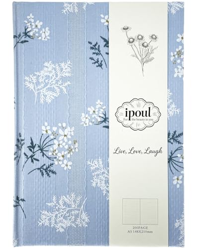 ipoul Floral Hardcover Journal for Writing, Lined...