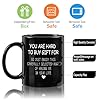 Lxenrra Funny Coffee Mug - You Are So Hard to Buy Gift For, Enjoy This Mug, 11 Oz Ceramic Mug, Sarcasm, Inspirational Birthday Gift for Friends, Coworkers, Family, Dad, Mom -Black #5