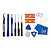 MMOBIEL Front Glass Repair Kit Compatible with Samsung Galaxy S9 Plus - 6.2 inch 2018 - Lens Screen Replacement Repair Kit - Incl. Toolkit - Black