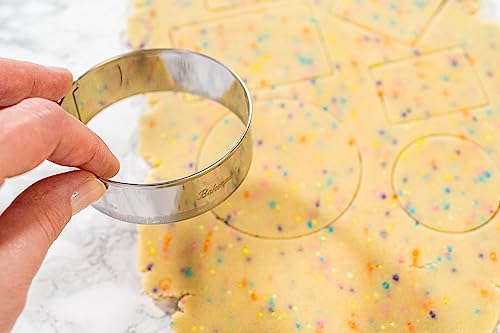 Bakerpan Stainless Steel Round Cookie Cutter Biscuit (2 Inch & 3 Inch) #TOP2