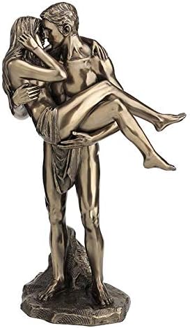 XoticBrands - Veronese The Lovers- Man Carrying Woman - Artistic Body - Cold Cast Bronze Sculpture