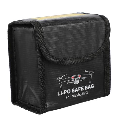 Garneck Battery Safe Bag Fireproof Pouch for Air Lithium Battery Protection Bag Lightweight and Compact Design for Safe Charging and Storage of Drone Batteries