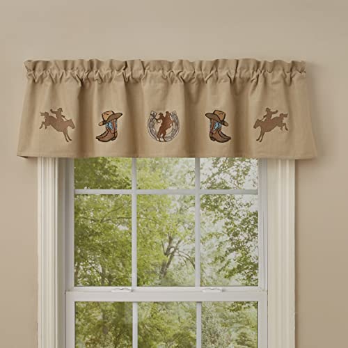 Park Designs Western Embroidered Lined Valance #TOP1