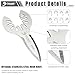PAYA TOOLS Oscillating Multi Tool Windshield Blades Car Windshield Removal Tool for Removing Caulk, Sealants and Auto Glass Glue Window Seal (2-Pack)