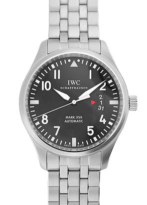 [アイダブリューシー]IWC 腕時計 IW326504 パイロットウォッチ マークXVII(マーク17) SS 黒文字盤 自動巻 ブレスレット メンズ [並行輸入品]