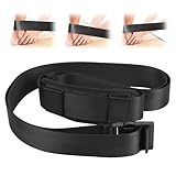 Mobilisierungsgürtel, Verstellbar Physiotherapeutisch Extremitätenmobilisierungsgürtel mit Dicker Polsterung für Rehabilitation Dehnung Mobilität und Mulligan-Techniken (Schwarz)