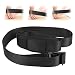 Mobilization Belt, Adjustable Physical Mobilization Band Pt Strap with Thick Cushioning Pad for Yoga Leg Hip Exercise Seatbelt Transfer Stretching Mobility & Gym Techniques (Black)