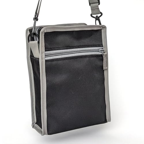 Image of Travel Crossbody Sling Bag for Man, Water-Resistant Oxford Small Shoulder Bag for Office Business, Messenger Side Bag for Passport, Mobile, Charger, Cash