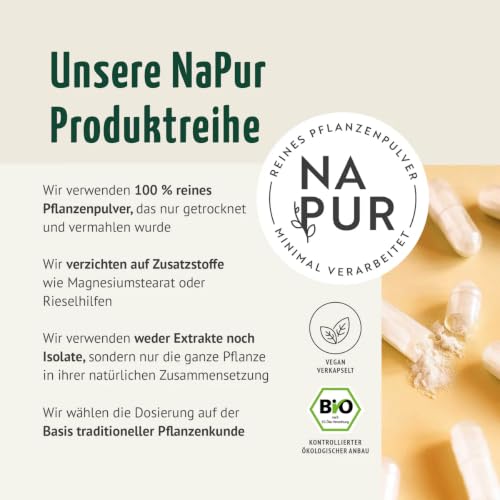 Foto von Ashwagandha Kapseln Bio 150 Stück | hochdosiert 1500mg pro Tagesdosis | fein gemahlenes Ashwagandha Pulver in Bio-Qualität | bedeutende Rolle im indischen Ayurveda | vom Achterhof