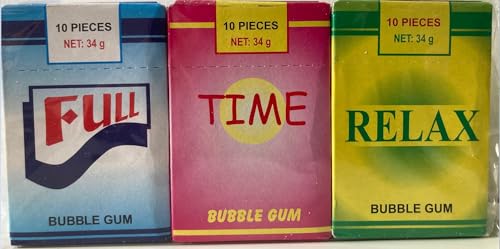 COOL Bubble Gum Kaugummi Sticks 3 Packungen Kaugummi Sticks mit Dampf 102g