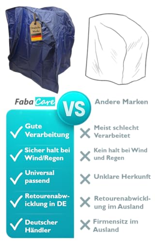 Housse de protection pour poussette FabaCare en polyester bleu nuit - 5