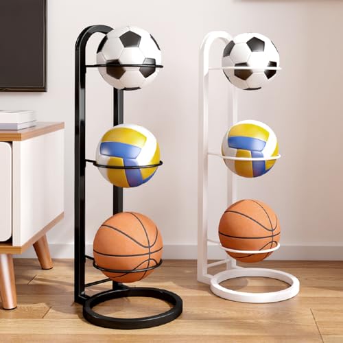 Support de rangement pour ballons de sport meuble vertical gain de place