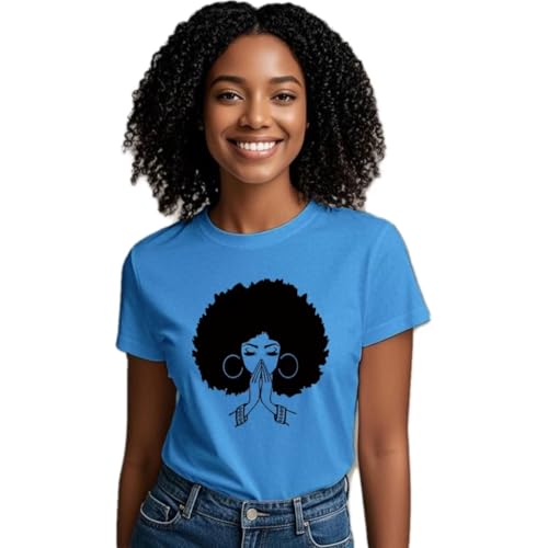 Image of Black History Shirts Black Graphic tees for Men and Women, Magic Fashion Afro American Natural Hair Vintage Melanin T-Shirts