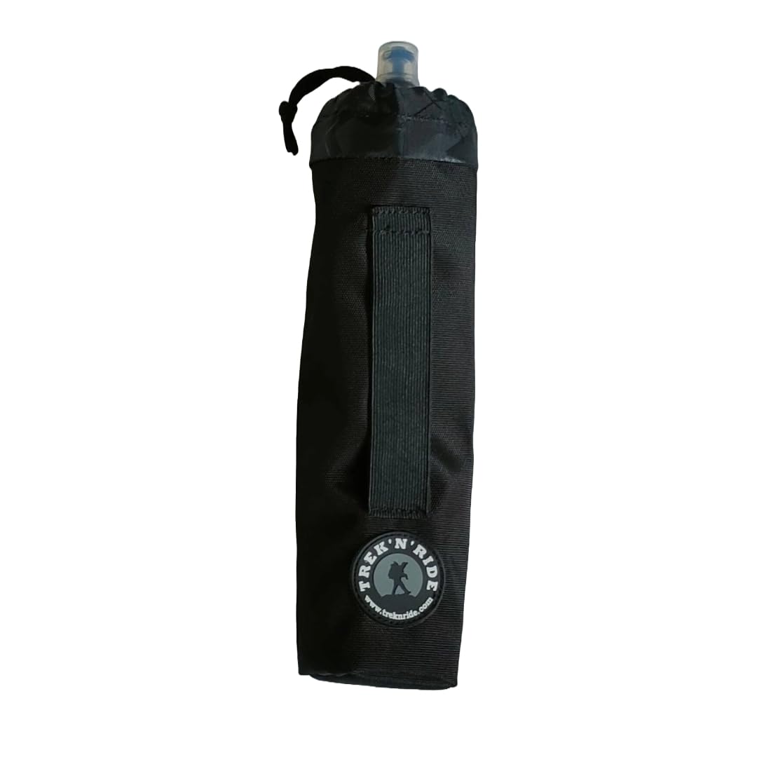 TREK 'N' RIDE Collapsible Sports Water Bottle - 500ml (Collapsible Sports Water Bottle with Pouch)