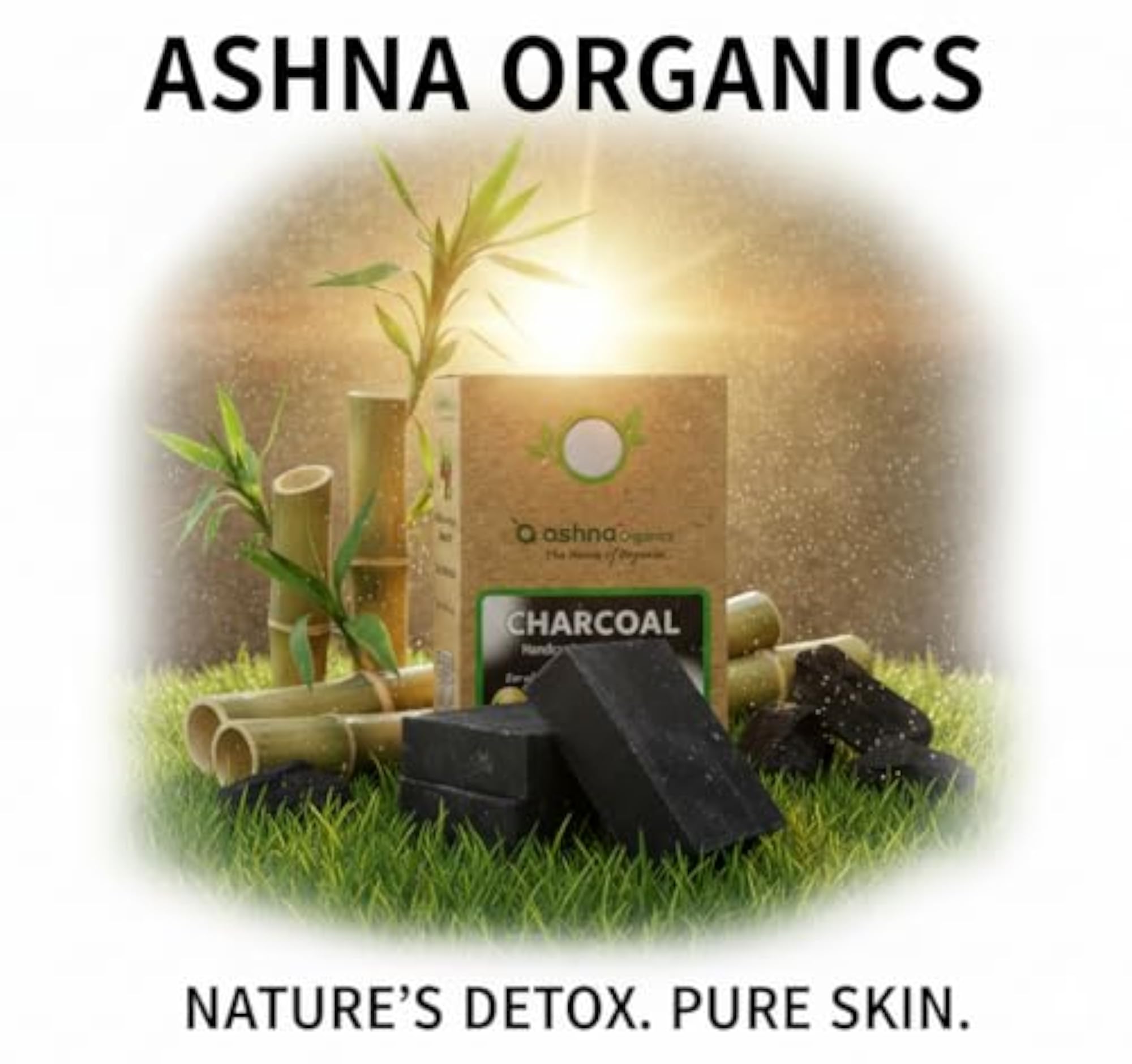 Handcrafted Natural Organic Soap Bar with Charcoal