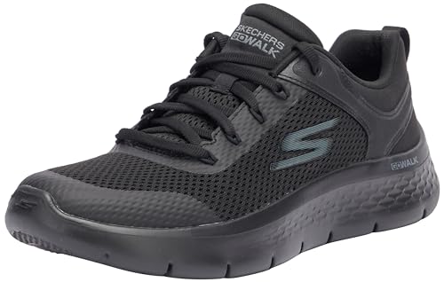 Skechers, GO Walk Flex Caley Mujer, Ribete sintético Negro, 43 EU