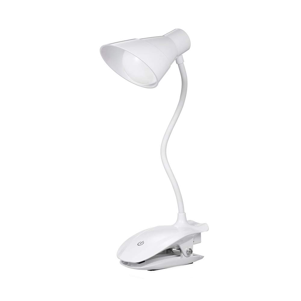 ZAPORA Lamp 14LED Clip Reading desk lamp Clip on table Light USB Rechargeable Book Light Dimmable Touch Bedside Lamp Portable led table Lamp