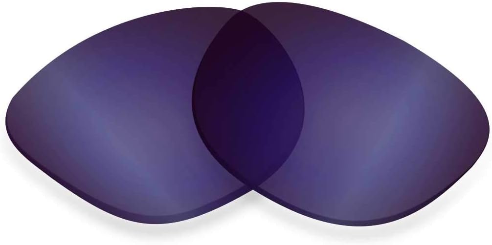 Sunglass Fix Replacement Sunglass Lenses Compatible for American Optical 5 1/2 Aviator 52mm (Polarized SFx Ultra Blue Mirror Black Pair)