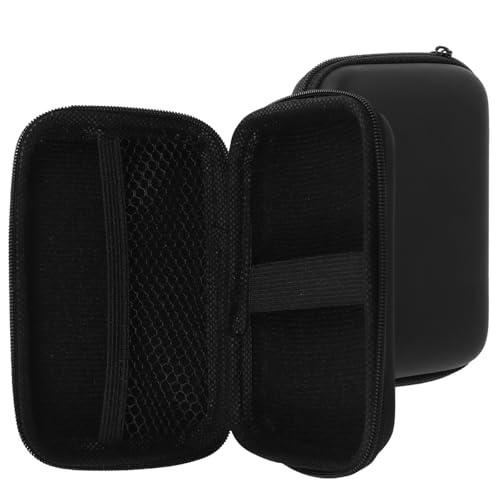 UKCOCO Bolsa para Micrófono Inalámbrico Cremallera, Estuche Compacto de EVA Resistente al Agua y Golpes, 2 Piezas Ideales para Proteger Dispositivos Electrónicos en Viajes