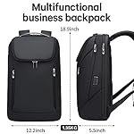 BANGE Business Smart Backpack Waterproof fit 15.6 Inch Laptop Backpack with USB Charging Port,Travel Durable Backpack - Image 2