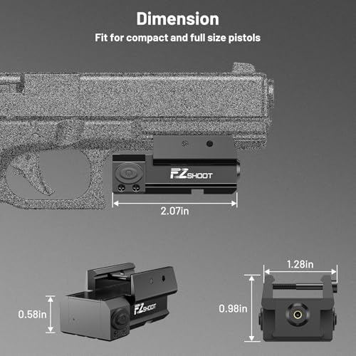 EZshoot Rechargeable Pistol Red Laser Sight for Hunting - image 7