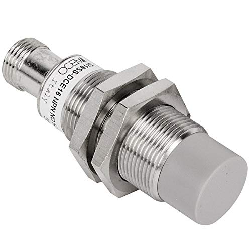 Inductive Proximity Sensor, 18 mm Diameter, Stainless, 10-30 VDC, 3-Wire, PNP