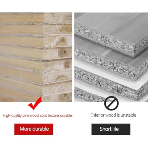 Genérico Paneles organizadores de Pared con Clavijas. Paneles de Madera con Clavijas, Tablero Perforado para Organizador Modular de cuadrícula, para organización de Pared, organización de manualidade