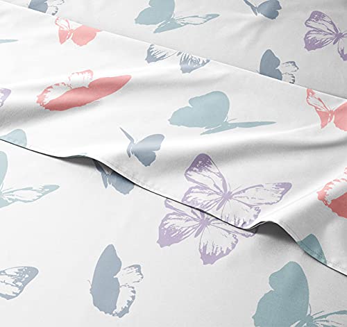 Butterfly Sheet Set, Girl Sheets, Kids Sheets, Twin Size Kids Sheets, Toddler Sheets, Toddlers Sheets for Twin Beds, Fun Kid Sheets, Teen Bed Sheets, Fun Toddler Sheets, Children Sheets, Cute Sheets