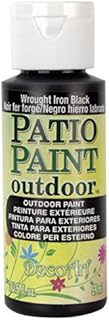 DecoArt, Wrought Iron Black Patio Paint, 2-Ounce, 2 Fl Oz (Pack of 1)