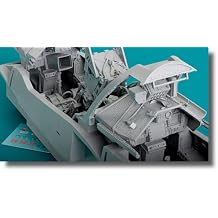 Reskit RSU32-0141 1/32 Mirage 2000D Cockpit Detailed Edition for Kitty Hawk/Zimimodel kit 3D Printed, Grey