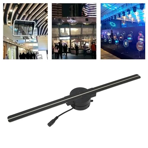3d hologram fan2000x224 resolution projectorled beadshd displaycustom video editingremote control for business store party us plug