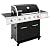 Royal Gourmet GA5404H Deluxe 5-Burner Gas Grill with Rotisserie Kit, Sear Burner, and Side Burner, 64,000 BTU Cabinet Style Propane Gas BBQ Grill, Outdoor Barbecue Party, Black
