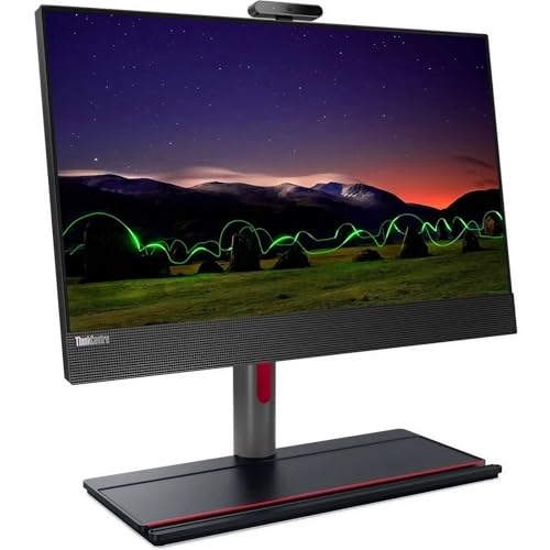 Image of Lenovo ThinkCentre M90A Gen3 All-in-One Desktop, 23.8 inch Display, Intel Core i5, 16GB RAM, 256GB SSD, Win11 Pro. Open Box Like New