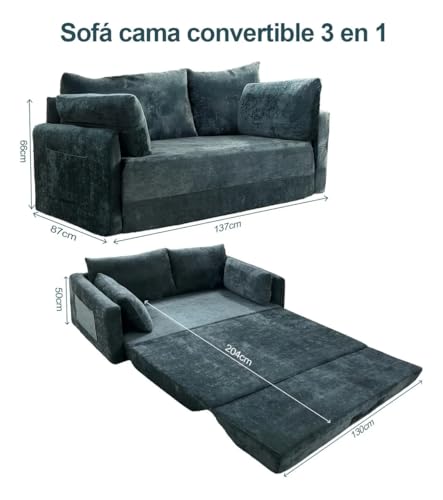 Catálogo de Sofa Cama Rojo los mejores 10. 2 Imagen adicional
