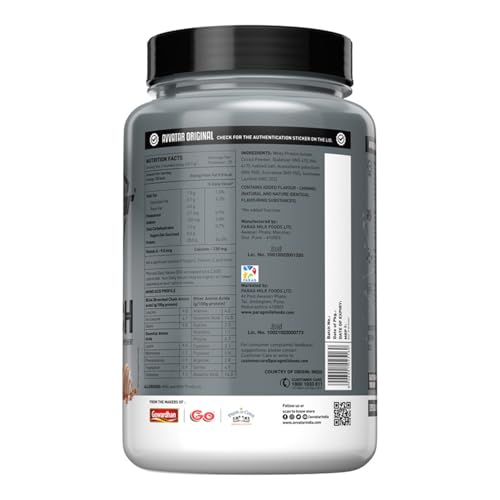 avvatar ISORICH WHEY PROTEIN | 1Kg | Caramel Crème Flavour | 28g Protein | 29 Servings | Isolate