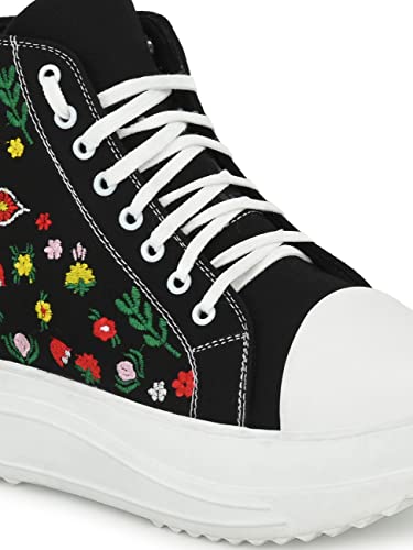 Image of AFROJACK Women's Color Printed Sneaker Boots Shoe - w5