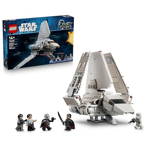 LEGO Star Wars 75459 Lanzadera Imperial Clase Lambda – Kit de Maquetas para Adultos de Nave – 5 Minifiguras Inc. Moff Gideon con Espada Oscura – Regalo para Chicos de 14+ Años Fans de The Mandalorian