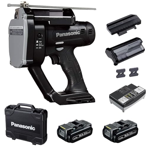 pi\jbN(Panasonic) [dSlWJb^[ 14.4V 5.0AhdrpbN×2/[d/P[Xt fA (14.4V/18VΉ) W3/8Eŏؒf20mm EZ45A8LJ2F-B ubN