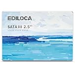 Ediloca 4TB SSD Internal Solid State Drive, 2.5" SATA III 6Gb/s, Up to 450MB/s Read Speed, 3D NAND Flash, Shock Drop-Proof for PC/Laptop/Desktop/NAS, Compatible with Windows/Mac/Linux (ES580E)