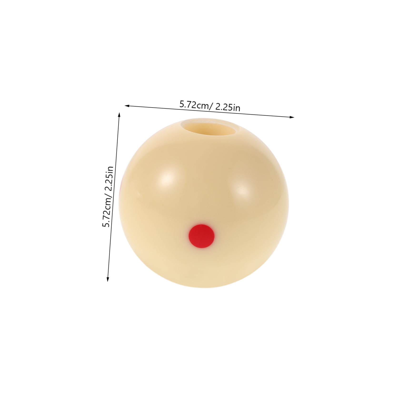 POPETPOP Snooker Training Ball with Through Design Correction Lightweight Billiard Practice Tool for Snooker and Various Billiard Methods