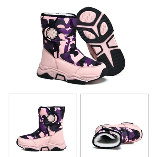 Bottes d'automne fille pour éviter les glissades grâce à la semelle crantée