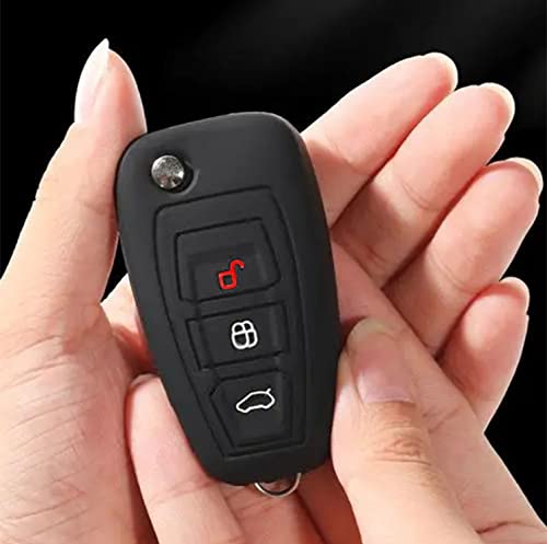 HooRLZ Key Fob Cover Compatible with Ford Transit Focus Fiesta Mondeo Connect Custom Galaxy Kuga MK8 - Image 4