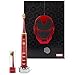 evo IRM-1 Rechargeable Sonic Toothbrush, Marvel Iron Man Electric Toothbrush for Adults, Marvel Gifts for Men, Electric Toothbrush with Toothbrush Heads & Charger Included