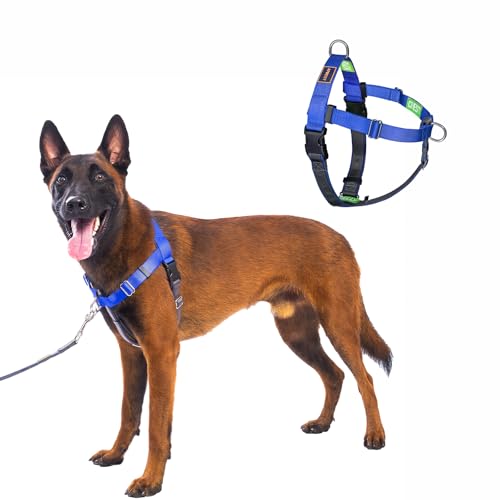 APDEXY No Pull Dog Harness Front Clip, Blue, Large