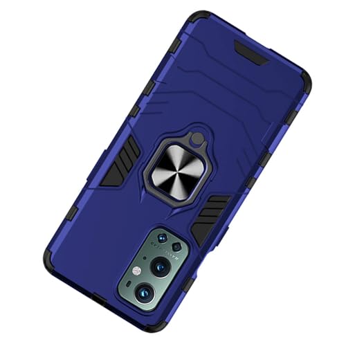 Image of amazon basics Basic Case for OnePlus 9 Pro 5G (Polycarbonate, Thermoplastic Polyurethane Deep Blue)