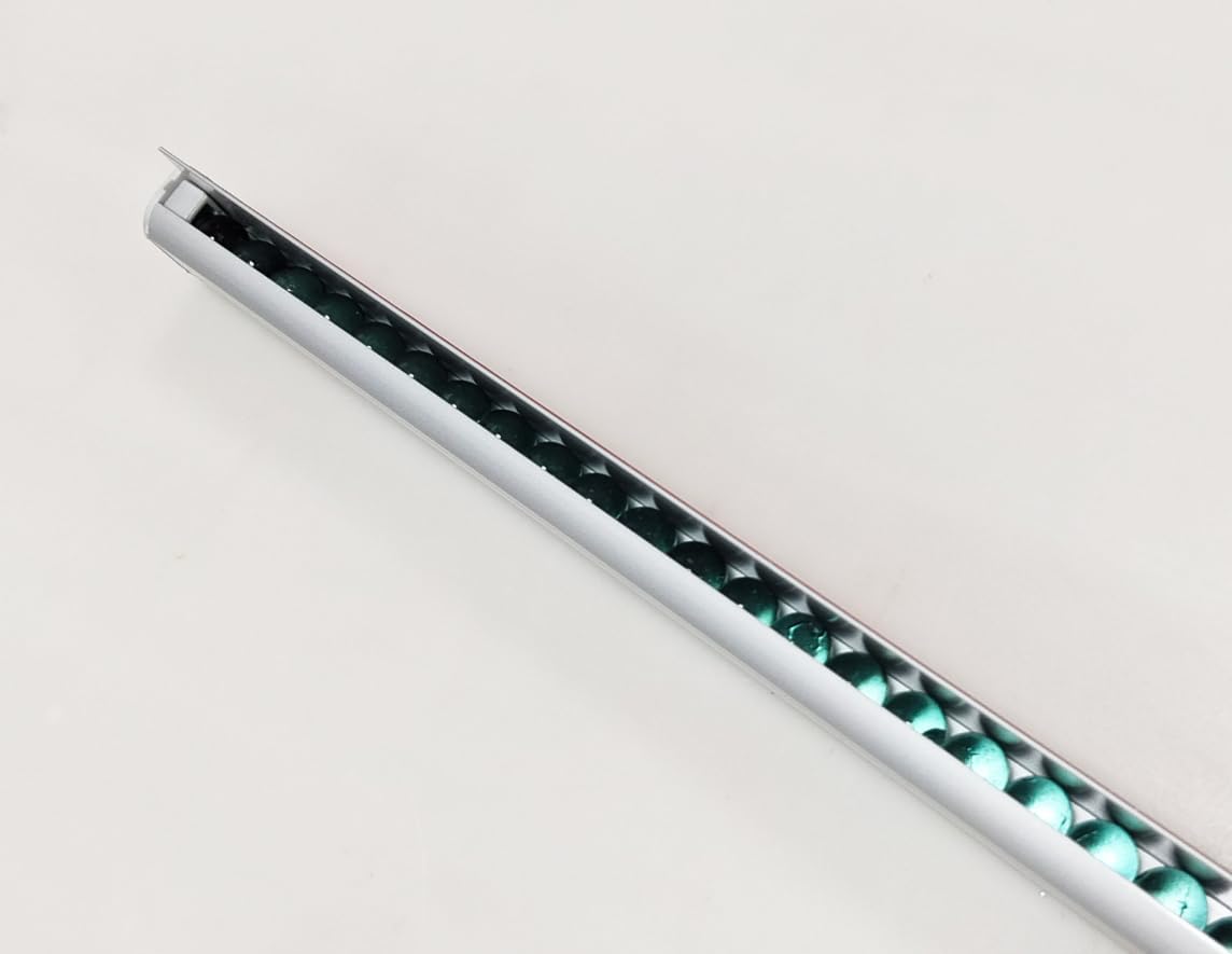 Barre porte-commandes à suspendre - Support de fixation pour hôtellerie, notes, billets, gastronomie - Porte-billets en aluminium autocollant - Porte-billets pour cuisine, bar, bureau, commande - 40