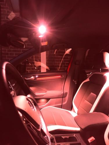 Iluminación interior para VW Golf 6 Variant que elimina zonas oscuras con 8 luces rojas