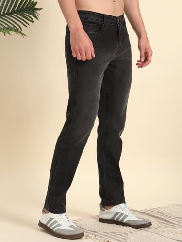 Image of Vogaan Regular Fit Stretchable Jeans for Men | Men's Stylish Denim Cotton Pants